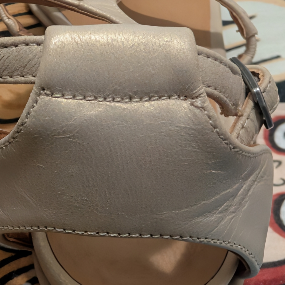 Gentle Souls Women's Beige Sandals - Picture 3 of 7